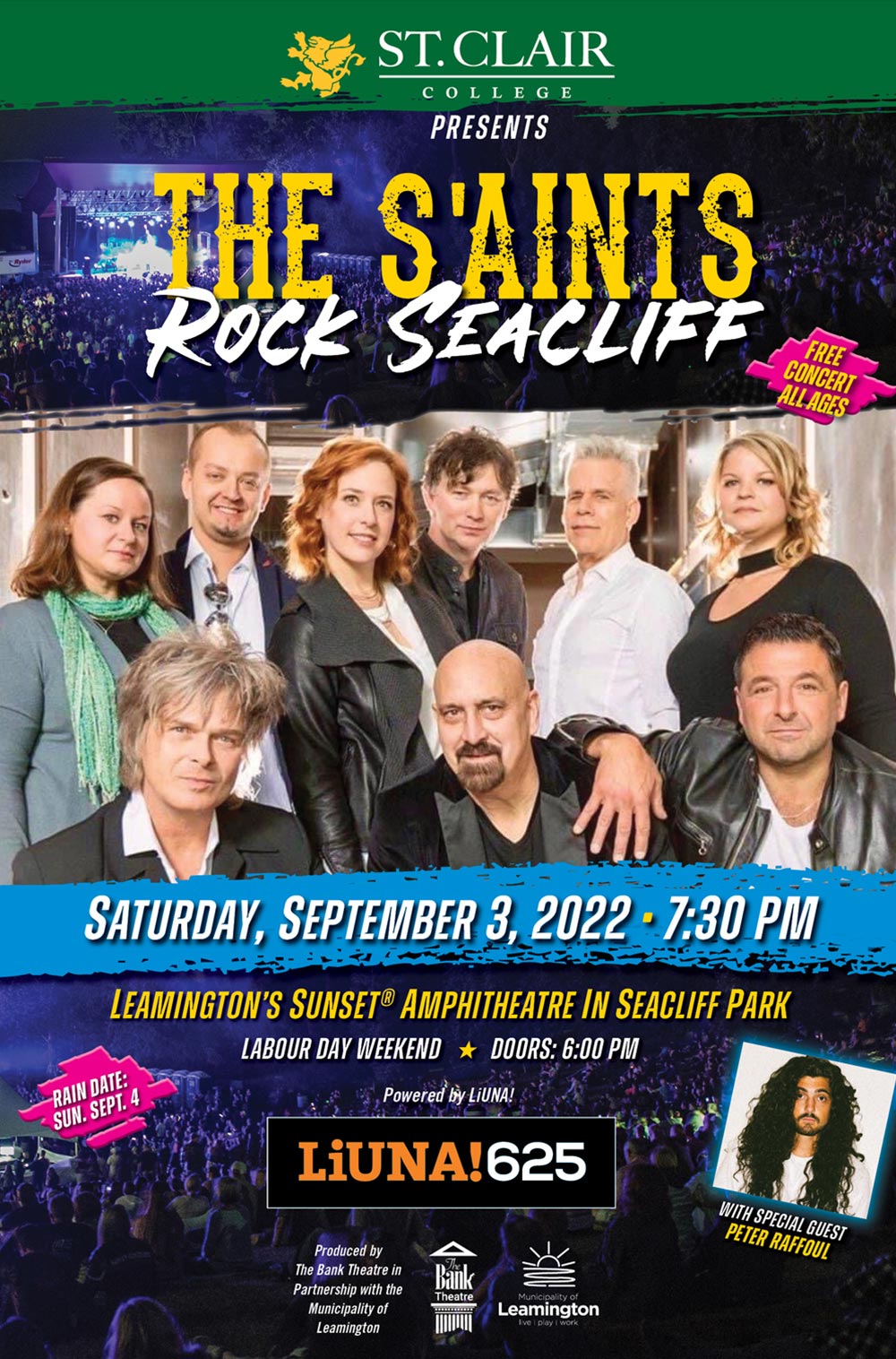 THE S’AINTS ROCK SEACLIFF wsg/ Peter Raffoul