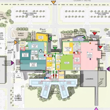 Drawings, details of new hospital revealed during virtual town hall…